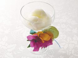 トロピカルカクテル
フローズンピニャコラーダを一口