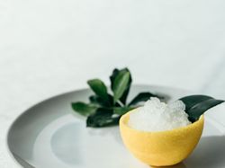 丸ごとレモンシャーベット