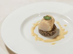 鱈のノワゼット風味
茸のデュクセル ソースコキアージュ