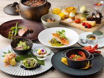 地元の旬素材を盛り込んだシェフ渾身のおもてなし料理