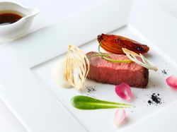 国産牛ロース肉のグリエ