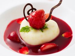 アニス風味のブランマンジェ