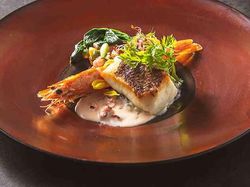 "料理長厳選"奇跡の海老と真鯛のオーブン焼き 日本のアンチョビ 塩辛との出逢い