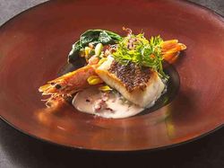 "料理長厳選"奇跡の海老と真鯛のオーブン焼き 日本のアンチョビ 塩辛との出逢い日本のアンチョビ 塩辛との出逢い