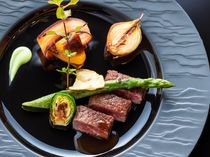 地元・佐賀県産の厳選された食材を使った婚礼料理