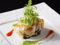 鮑の軽いパイ包み焼き 磯の香り