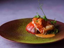 オマール海老のロースト アメリケーヌカプチーノ