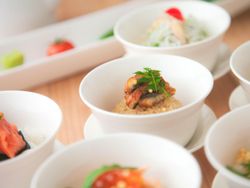 人気演出「お茶漬けビュッフェ」