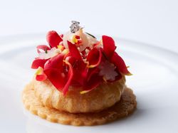 フォアグラ 薔薇 クランベリー