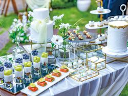 10種類のデザートビュッフェとオードブルビュッフェ・和菓子・出汁茶漬け