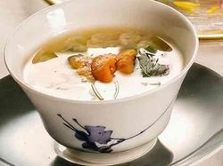 フカヒレの茶わん蒸し　柚子風味