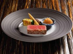 信州プレミアム牛の網焼き 生七味ぽん酢