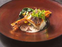 "料理長厳選"奇跡の海老と真鯛のオーブン焼き 日本のアンチョビ 塩辛との出逢い