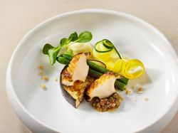 鮑のソテー 肝とノワゼットのソース