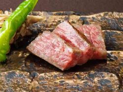 特選黒毛和牛サーロイン 河文伝承生七味 万願寺 舞茸