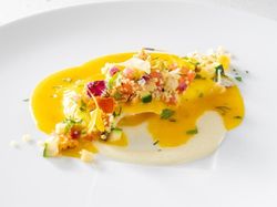 お魚のマリニエール フヌイユ風味