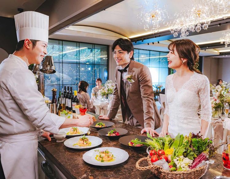 宮の森フランセス教会 会場内の石窯から生まれる出来立てアツアツのお料理でおもてなしの画像2