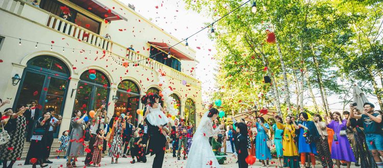 ジャルダン・ドゥ・ボヌール 広いガーデンを自由に使って、みんなで創り上げる結婚式の画像1