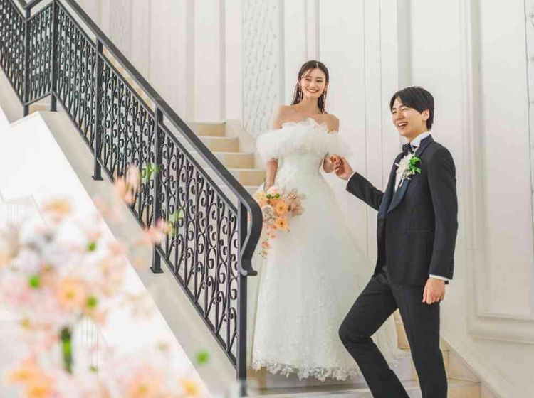 ベルヴィ盛岡 パーティの幕開けにピッタリ！ゲストの注目が集まる大階段入場の画像4