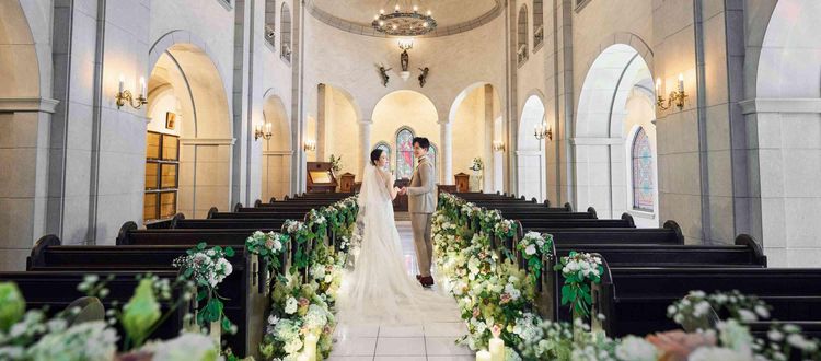 ホテルモントレ仙台 和洋2つの挙式会場はホテル館内とは思えない壮大なスケールの画像