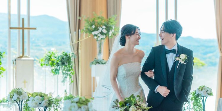 ベル・カシェット 蔵王の山々まで見渡せる270度のパノラマビューに包まれる挙式の画像2