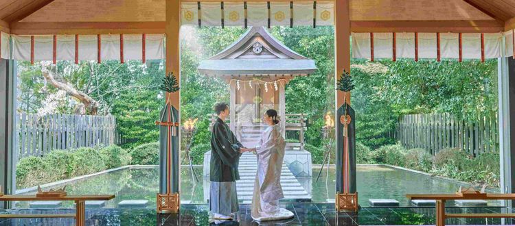 金沢国際ホテル 由緒正しい白山比咩神社分院の本格神前式の画像1