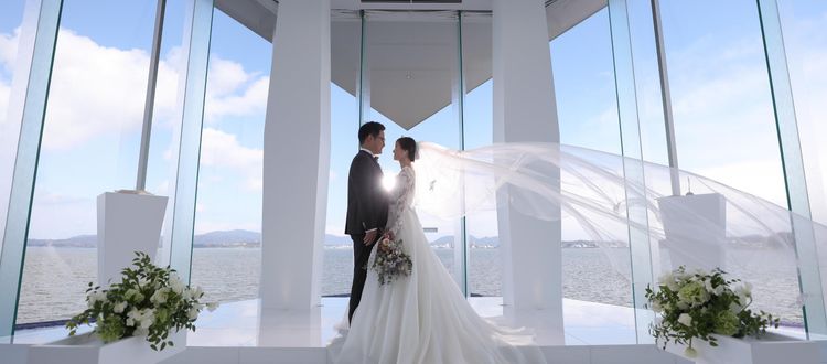 グラン アクイール リゾート気分を味わえる、宍道湖の水と光が彩るセレモニーの画像1