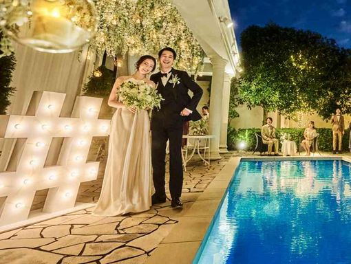 ヒルサイドクラブ迎賓館（徳島） トワイライトのナイトガーデンの画像3