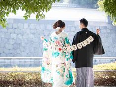 皇居の森に和装がよく似合う