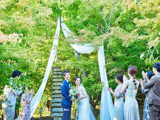 北山モノリス 庭園でも楽しめる演出を多数ご用の画像3