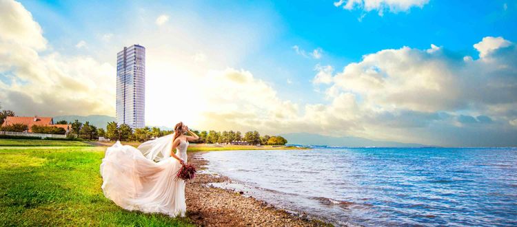 びわ湖大津プリンスホテル 最高のロケーションに包まれた結婚式を提供の画像