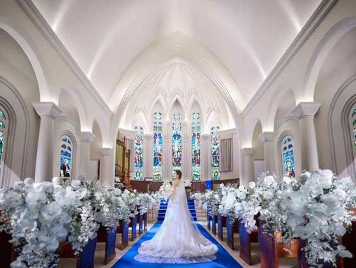 アニヴェルセルヒルズ横浜 県内No.1大聖堂で模擬挙式の画像1