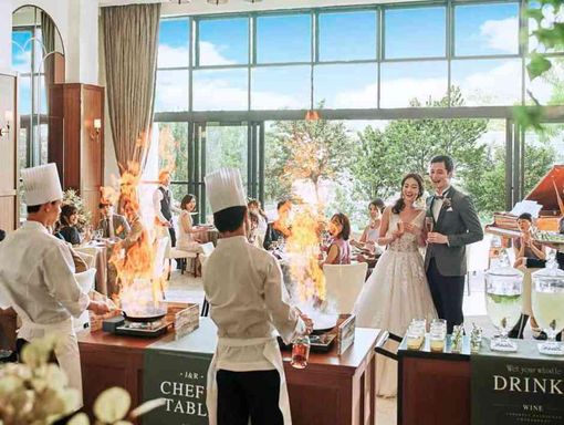 アーカンジェル迎賓館 仙台 ゲストが盛り上がる料理演出の画像3