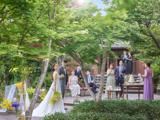 四季折々の顔を見せる日本らしい和庭園