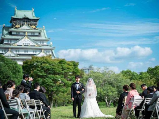 大阪城西の丸庭園 大阪迎賓館 西の丸庭園で叶うガーデン挙式の画像1