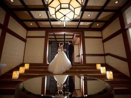 大阪城西の丸庭園 大阪迎賓館 結婚式へ期待膨らむエントランスの画像3