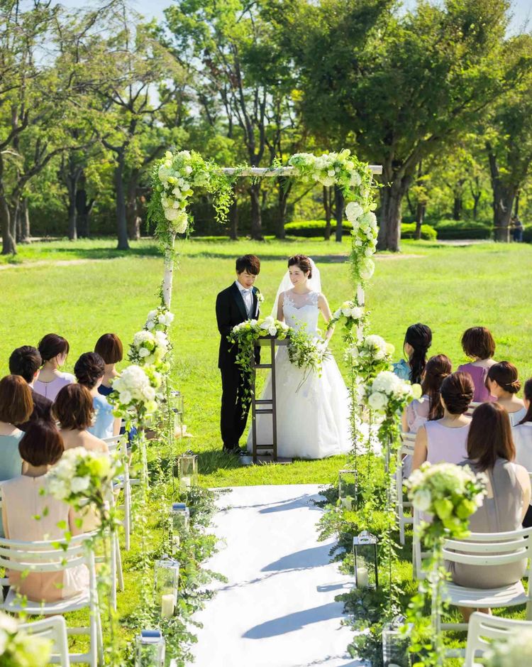 大阪城西の丸庭園 大阪迎賓館 自然に愛された格別のロケーションでの挙式は、さらに感動的にの画像1