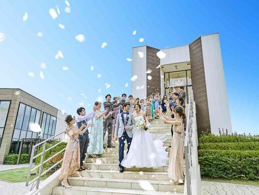 ザ サーフ オーシャン テラス 圧巻の大階段でセレモニーの画像3