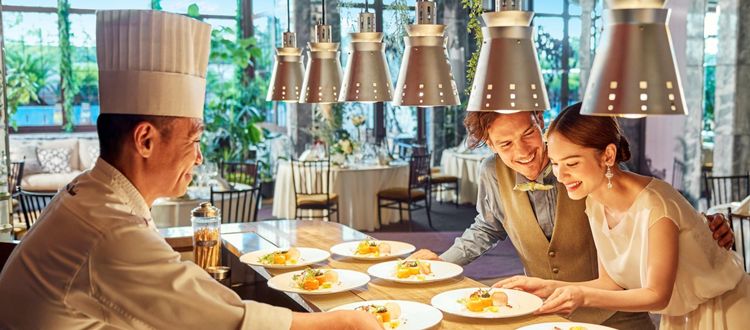 アルタビスタガーデン お客様に選んでいただくお料理はすべて自信をもてるものだけをの画像