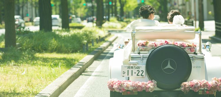 セント・ラファエロチャペル ゲストには秘密で御堂筋をオープンカーで走ることも!の画像1