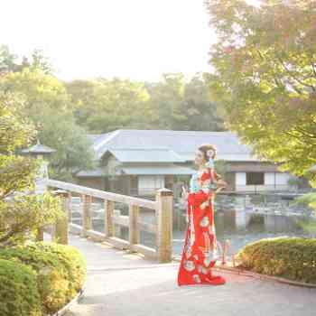 年間20組限定の日本庭園で結婚式