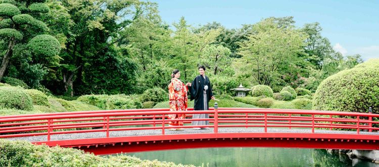 四季を彩る県北最大級の日本庭園が、当館の最大の魅力！