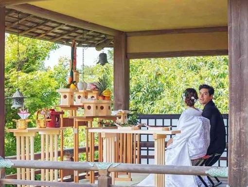 TERAKOYA 緑に包まれるガーデン挙式の画像3