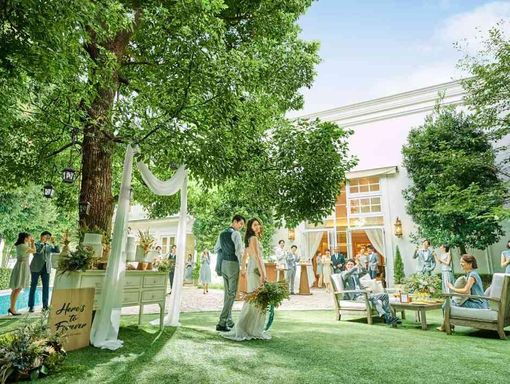 ヒルサイドクラブ迎賓館(八王子)  緑溢れるガーデンで開放的にの画像1