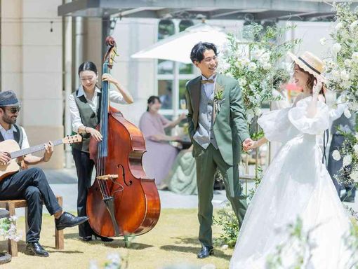 ラトリエ・ドゥ・マリエ  ガーデンからの入場も叶うの画像3