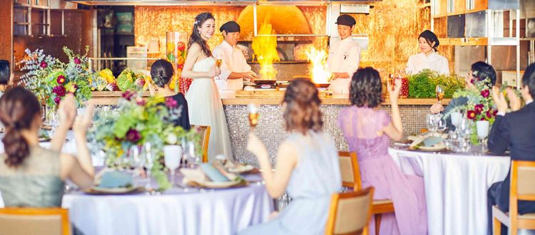 XEX ATAGO GREEN HILL イタリアンをベースにした和風アレンジや寿司の提供なども可能の画像1