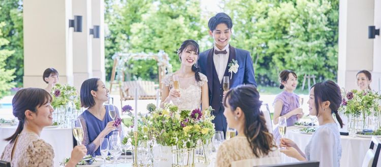 ガーデンバーベナ ガーデンと一続きの会場だから開放感抜群!の画像