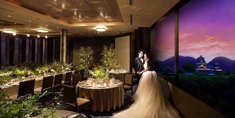 熊本ホテルキャッスル 背景に熊本城が映え、素敵なお写真をお撮りいただけまの画像3