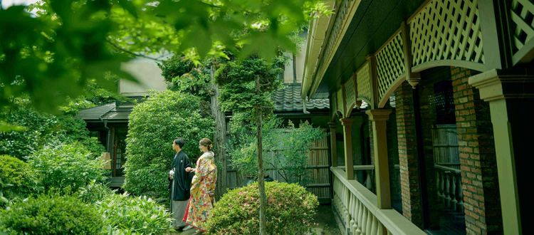 THE FUJIYA GOHONJIN 日本庭園の先にある、やわらかい木漏れ日が包む独立型チャペルの画像1