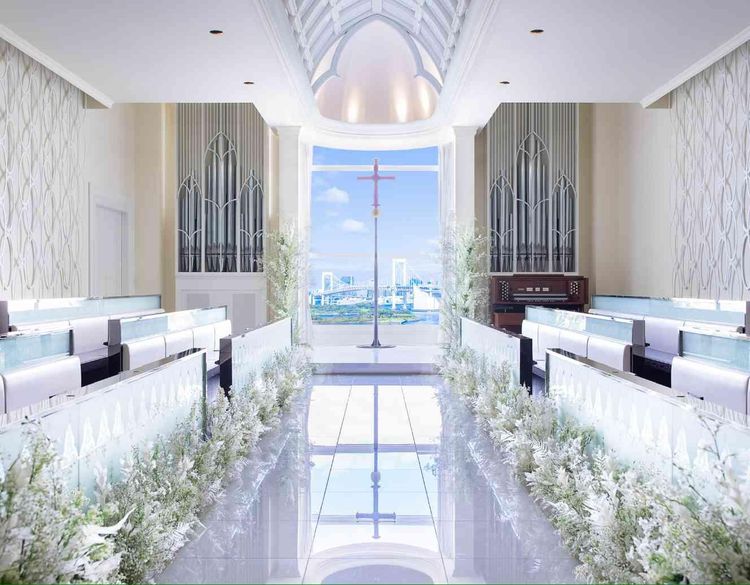 ザコルトーナシーサイド台場 日本の美しいチャペル100選受賞!都内で唯一の対面式チャペルの画像2